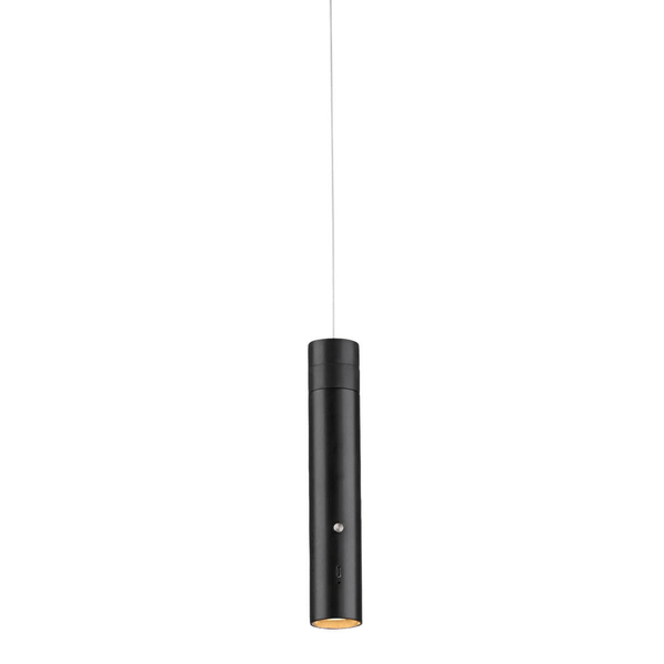Lampa zwieszana ATTACH 18281-18 Just Light LED 3W 3000K tubka czarny