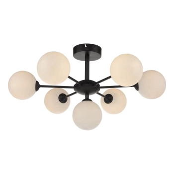 Okrągła lampa sufitowa Cohen COH3422-02 do jadalni czarna