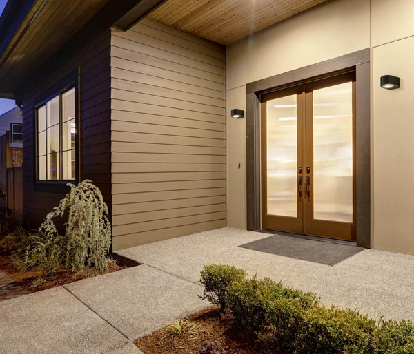 Ścienna lampa do ogrodu Pesaro OWL-8081-3K Italux LED 5W 3000K IP54 czarna