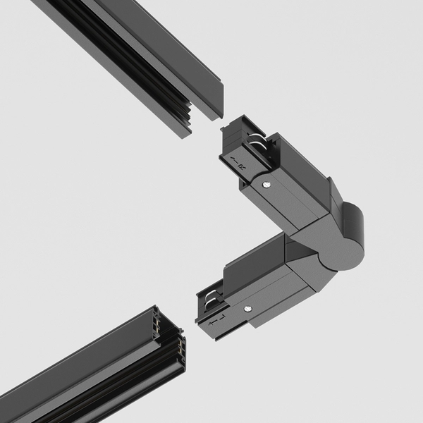 Łącznik-L do systemu szynowego trójobwodowego Trinity TRA005CS-31B Maytoni czarny