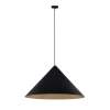 Lampa zwisająca do jadalni VESUVIO 41038 regulowana czarny złoty