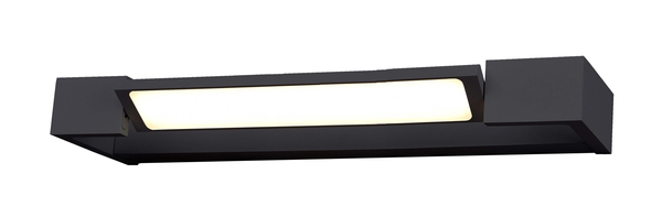 Czarna lampa łazienkowa Dali LED 9W 4000K listwa nad lustro