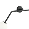 Modernistyczna lampa ścienna PURE 1064D1 Aldex szklane kule