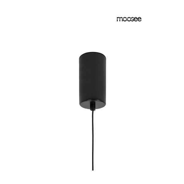 Minimalistyczna lampa wisząca Ombre tuba LED 8,5W czarna