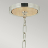 Lampa wisząca na łańcuchu Allier FE-ALLIER-P-L-LW Feiss drewniana brązowa