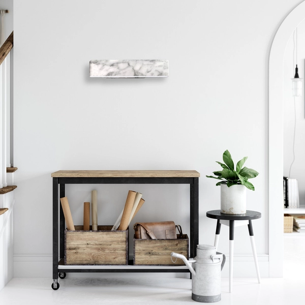 Kinkiet LAMPA ścienna PIERCE ML6474 Milagro prostokątna OPRAWA metalowa LED 12W 4000K belka biała