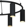 Wisząca lampa do salonu Vico 2512323003 metalowe tuby czarne