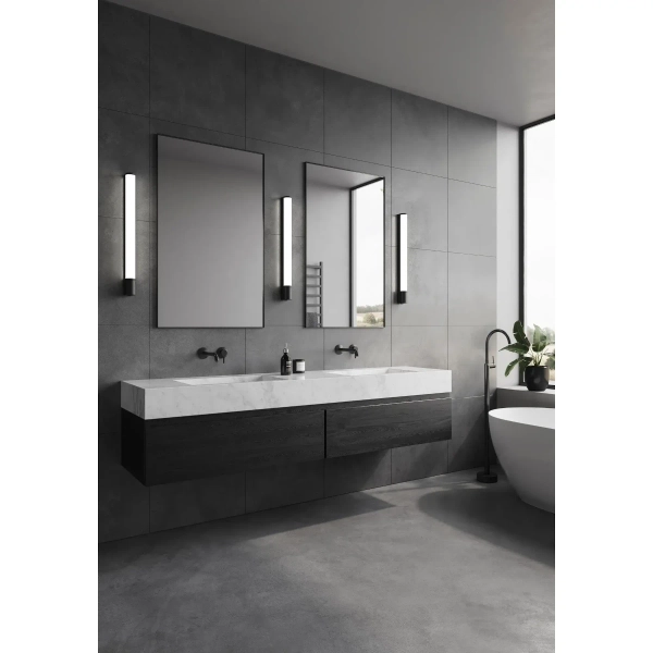 Przyścienna lampa Malaika 2310221003 LED 15W 3000K IP44 łazienkowa czarny