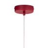 Wisząca lampa burgundowa 1xE27 VITRUM stożek do jadalni 41596