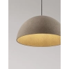 Zwisowa lampa do sypialni NAVIRTA LE45344 z żywicy brązowa