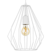 Lampa wisząca industrialna Brylant 2223 TK Lighting druciana klatka biała