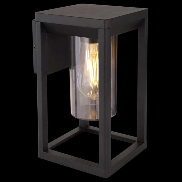 Lampa zewnętrzna CANDELA 3135W metalowa elewacyjna prostokątna IP44 czarna