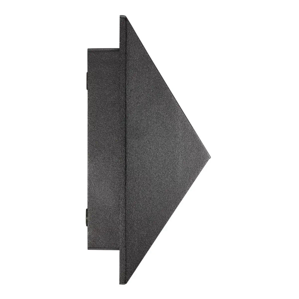 Metalowa lampa ścienna na taras PONTIO 2218171003 IP54 czarny