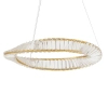 Kryształowa lampa wisząca BAUTA LE42912 crystal LED 36W 3500K złota
