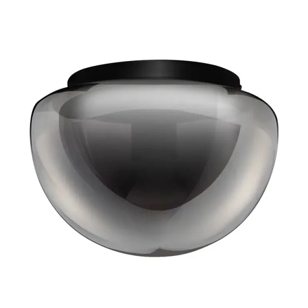 Sufitowa lampa szklana NUNLENA LE45189 na korytarz czarna