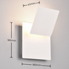 Ścienny kinkiet regulowany Mio 240319131 LED 6W 3000K kwadrat biały