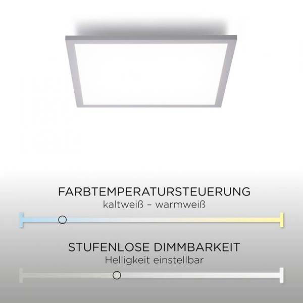 Lampa sufitowa 14755-21 LED 22W 2700-5000K z pilotem kwadratowa biała