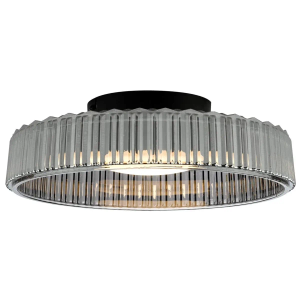 Ledowa lampa sufitowa Leena LEE5222 LED 16W 2700K okrągły przydymiony