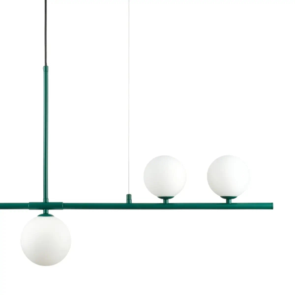 Kulista lampa wisząca MODERNO DN1506 green szmaragdowa 4xG9 kule