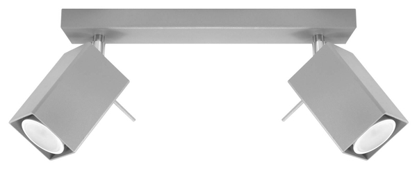 LAMPA sufitowa SL.0456 metalowa OPRAWA listwa reflektorki regulowane szare