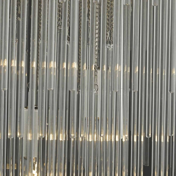 Szklany żyrandol nad stół Isla ISL3450 Dar Lighting glamour do salonu przezroczysty