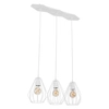 Wisząca lampa loftowa Brylant 2225 TK Lighting druciana metalowa biała