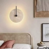 Naturalny ścienny kinkiet Travertino CGTRAVERT LED 4W 3000–6000K czarny