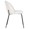 Standardowe krzesło Aline S4583 CREAM FUSION Richmond Interiors metalowe białe