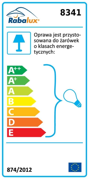 Klasyczny kinkiet elewacyjny Milano 8341 Rabalux IP43 latarnia złoty