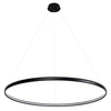 Nowoczesna lampa wisząca Carlo do sypialni LED 38W 4000K czarna