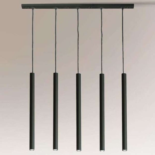 LAMPA wisząca YABU 5528 Shilo metalowa OPRAWA zwis LISTWA sufitowa sople tuby czarne