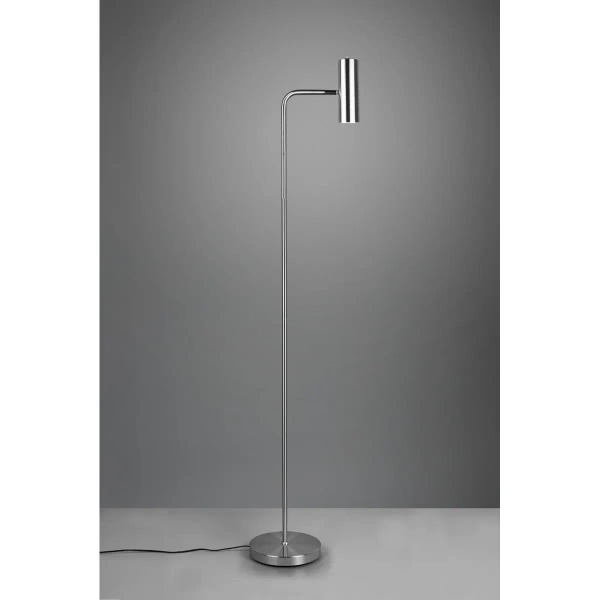 Regulowana lampa MARLEY 412400107 nikiel tuba z włącznikiem 151cm