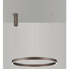 Wisząca lampa do salonu ring BARI LE44319 LED 77W 3000K brązowy