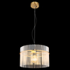 Zwisowa lampa szklana GORLEY 15698HM glamour złota przezroczysta