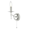 Pałacowy kinkiet ścienny Marble MAR0738-EH Dar Lighting świecznikowy srebrny