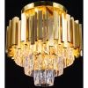 Sufitowa lampa kryształowa Valetta 6268/4B TR do jadalni złoty