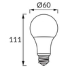 Żarówka LED ERSTE 02754 Ideus E27 A60 10W 850lm 230V biała ciepła