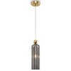Zwisowa lampa Antic MOD302PL-01GR przydymiona złota