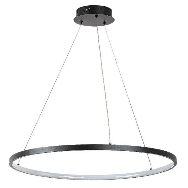 Lampa zwisająca ring Beliza 72344 LED 55W 3000K do salonu czarny