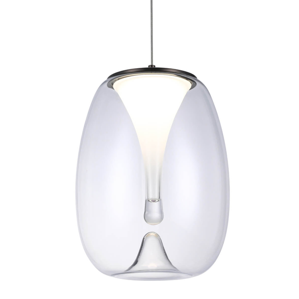 Salonowa lampa wisząca PAMELA AZ5825 Azzardo LED 15W 3000K przezroczysta