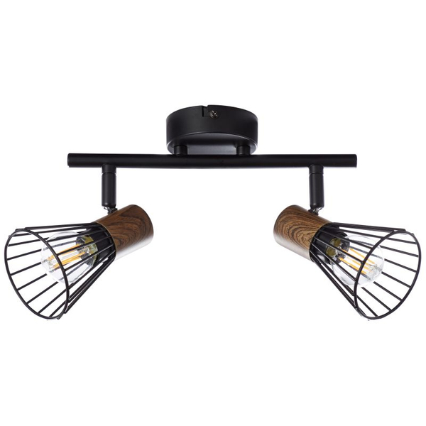 Kuchenna lampa sufitowa Manama 78113/76 druciana brązowa czarna