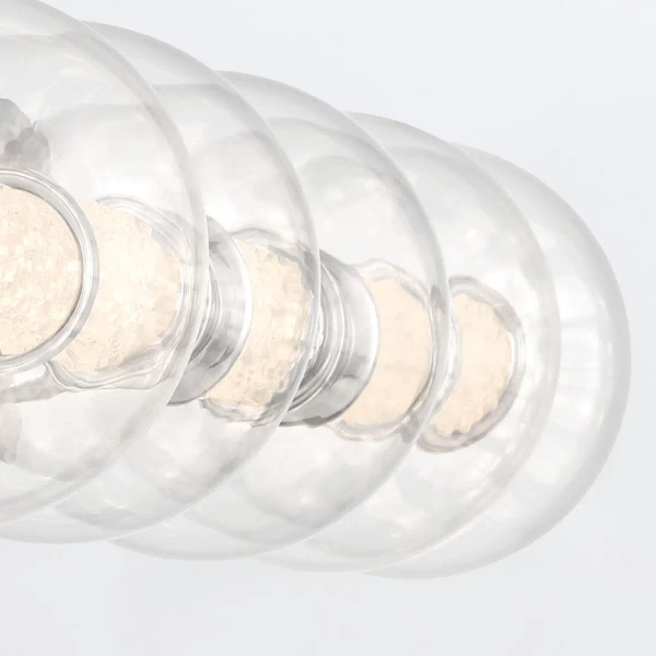 Przyścienna lampa kulista Atomo QN-ATOMO-5W-PC LED 25W 3000K IP44 srebrny