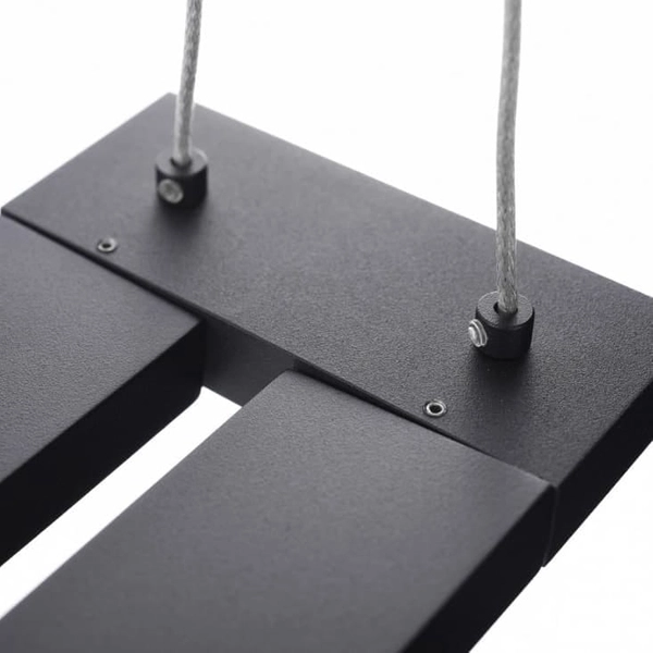 Minimalistyczna lampa wisząca Flash LED 54W 3000k czarna listwa