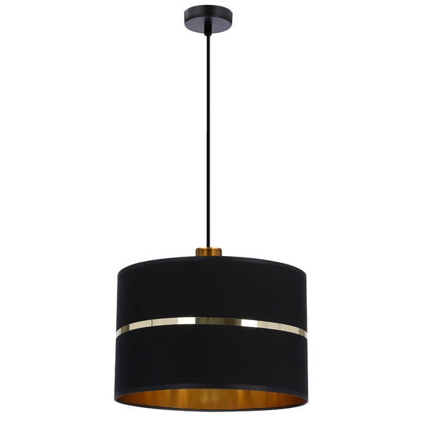 Nowoczesny żyrandol Assam 31-17444 Candellux czarny złoty