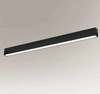 Plafoniera LAMPA sufitowa NUMATA 1964 Shilo metalowa OPRAWA liniowa LED 16W 3000K listwa czarna