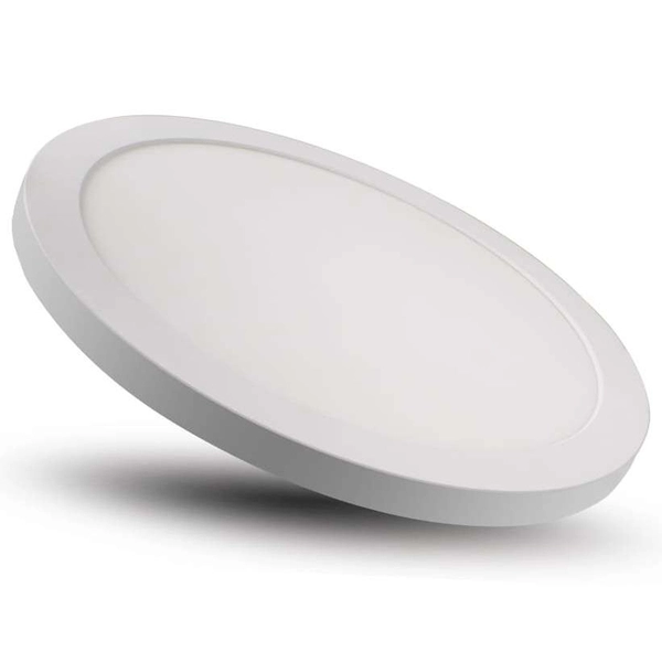 Wpust LAMPA sufitowa YORK LP-330/1C 4WH Light Prestige metalowa OPRAWA okrągła LED 24W 4000K wpuszczana biała