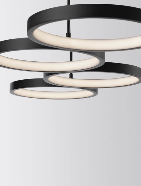 Designerska lampa wisząca GARCIA LE42829 Luces Exclusivas LED 41W 3000K czarna
