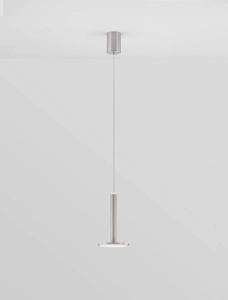 Industrialna lampa wisząca LE42736 LED 11W do salonu srebrna