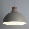 Kopułowa lampa wisząca Cap 5664 TK Lighting do salonu drewniana beżowa