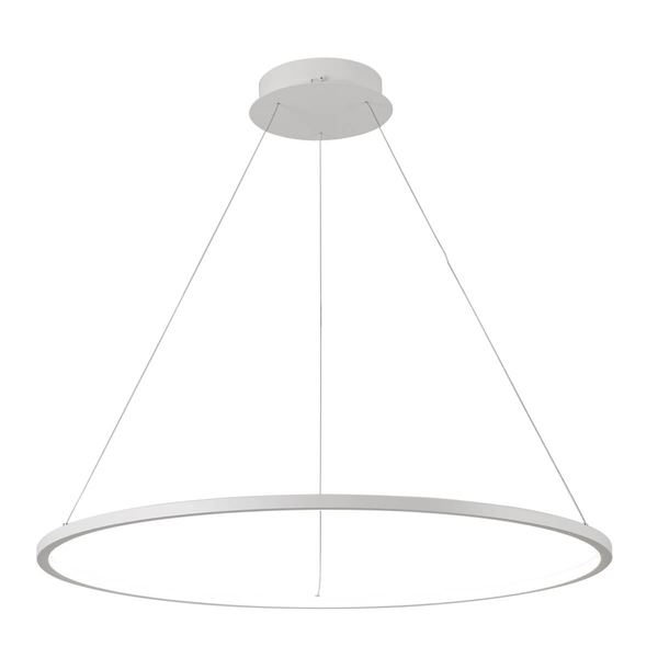 Wisząca lampa ring Vinola PND-56135B-100RPC-WH-3KS4K-TRDIMM Italux LED 58W 3000-4000K biały